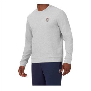 FILA Mens Long Sleeve Crew Neck Lightweight Sweatshirt size Medium CAN BE UNISEX